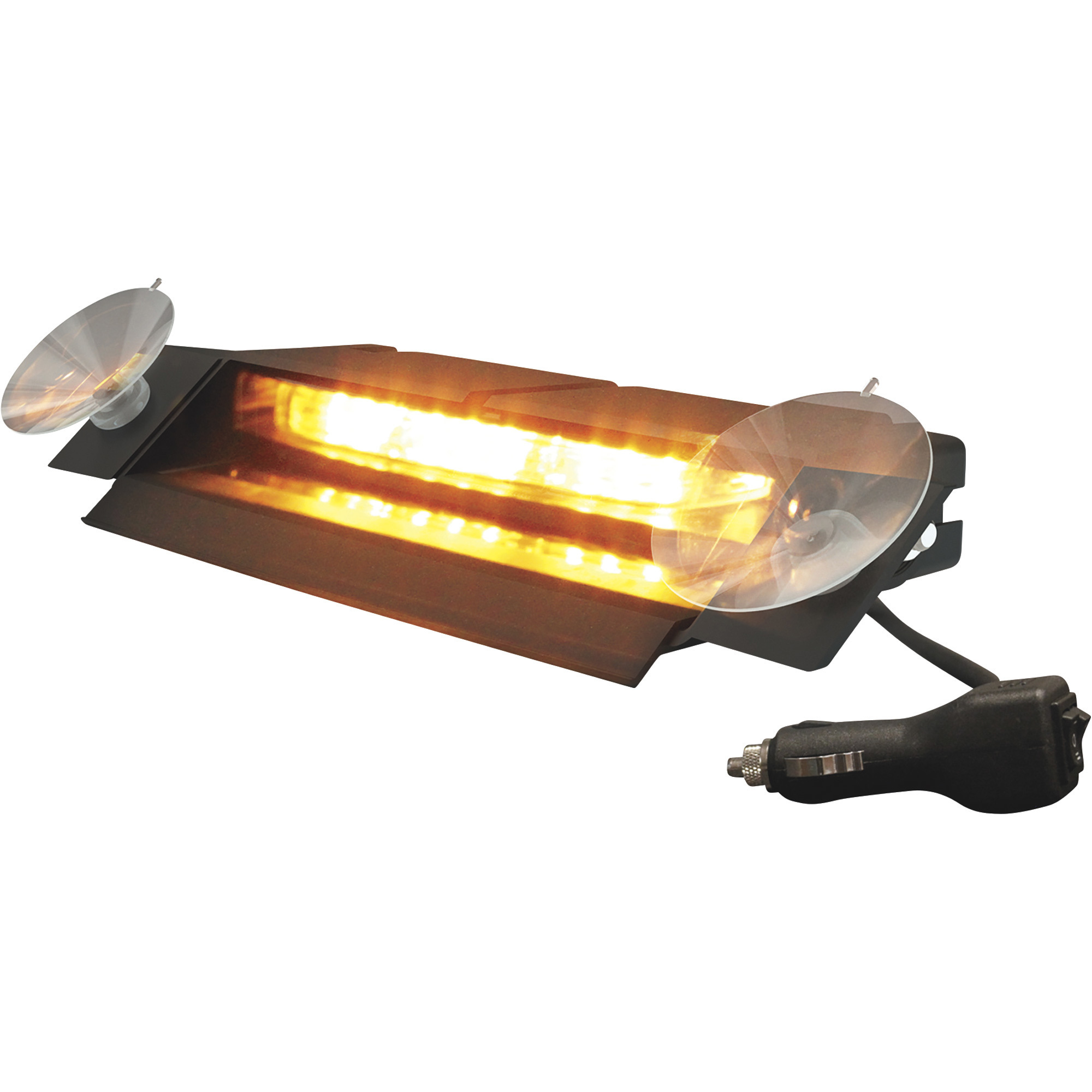 Ecco LED Warning Light, Amber/Clear, Model# ED5051VDL1-AW